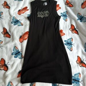 Black mini dress. Stretchy. From H&M